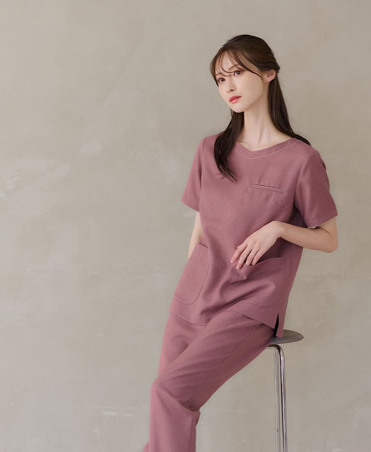 Womens:Mayuka Nomi×Classico scrub tops