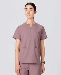 Womens:MOVE Premium Motion Scrub Tops #color_Pink_end