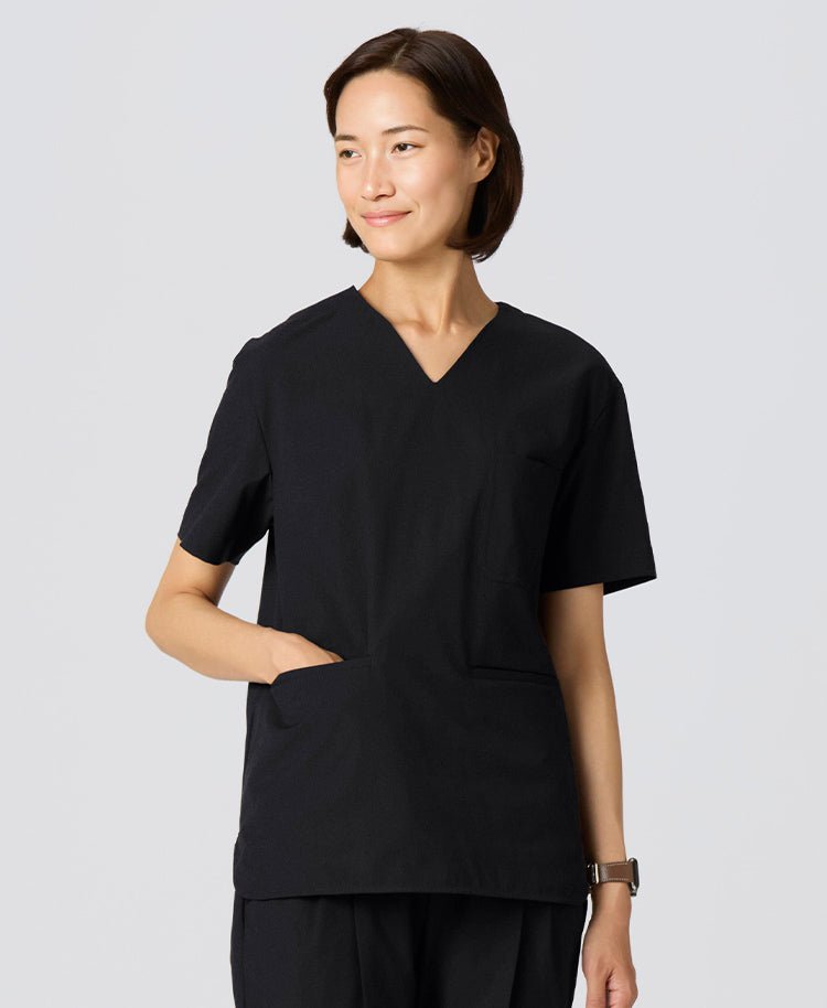 Womens:MOVE Premium Motion V neck Scrub Tops