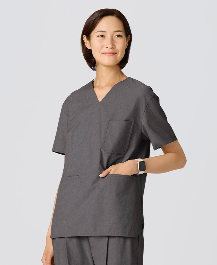 Womens:MOVE Premium Motion V neck Scrub Tops